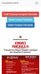 Mobile Screenshot of kongrespancasila.com