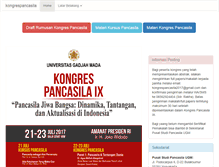 Tablet Screenshot of kongrespancasila.com